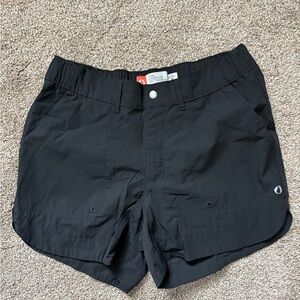 WOMEN'S CURVED HEM 4" HIGH RISE SHORTS